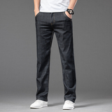 大码新款牛仔裤男士弹力春夏款休闲裤子宽松直筒男裤夏季薄款，男装牛仔裤，奇怪漫猴工厂店