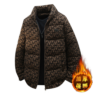 冬季轻奢欧版立领棉衣男潮流高品质加厚棉服外套，男装棉衣，奇怪漫猴工厂店
