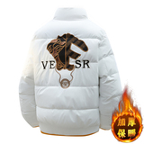 冬季轻奢欧版立领棉衣男潮流高品质加厚棉服外套，男装棉衣，奇怪漫猴工厂店