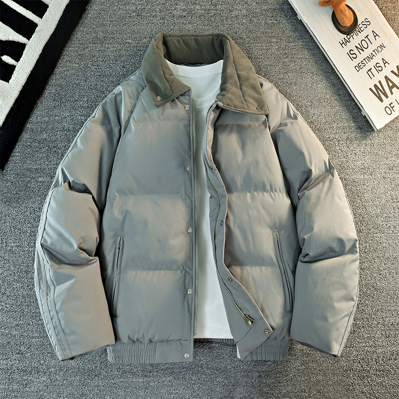 棉服男士2026冬季新款潮牌立领加厚外套冬装防寒服，男装棉衣，奇怪漫猴工厂店