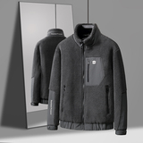 夹克男标羽绒内胆加厚户外内搭保暖保暖服装立领摇粒绒外套男，男装羽绒服，奇怪漫猴工厂店