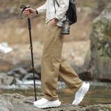 Y.M纯棉工装裤男宽松直筒2025春季新款潮流美式休闲长裤《限价69，男装休闲裤，奇怪漫猴工厂店