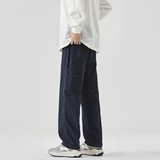 Y.M纯棉工装裤男宽松直筒2026春季新款潮流美式休闲长裤《限价69，男装休闲裤，奇怪漫猴工厂店