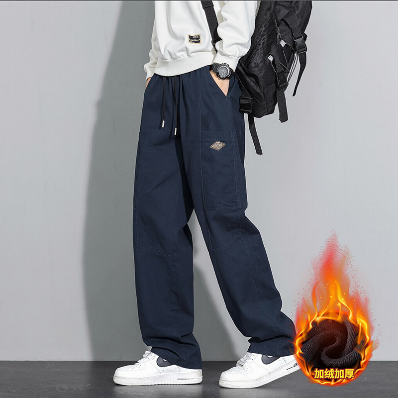 Y.M港风休闲工装裤男宽松直筒2026冬季美式休闲长裤《限价69》，男装休闲裤，奇怪漫猴工厂店