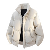 棉服男士2026冬季新款潮牌立领加厚外套冬装防寒服，男装棉衣，奇怪漫猴工厂店