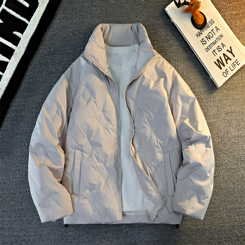 棉服男士2025冬季新款潮牌立领加厚外套冬装防寒服，男装棉衣，奇怪漫猴工厂店