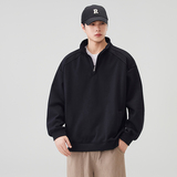 潮流新款卫衣男春秋款新款半拉链宽松休闲上衣立领卫衣男，男装卫衣，奇怪漫猴工厂店