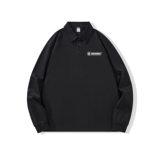 主推纯棉polo衫长袖男士秋季新款翻领高级感宽松透气潮牌T恤男装，男装T恤，奇怪漫猴工厂店