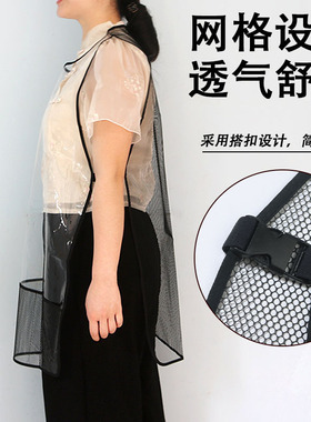 现货理发店专用技师工作服防水烫染工服围裙不沾发新款发廊