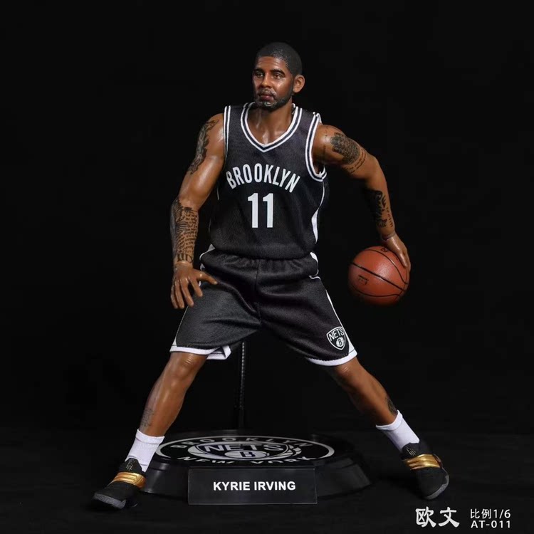 篮球明星 nba 欧文 11号 双头雕 全身可动 人偶手办模型摆件礼物