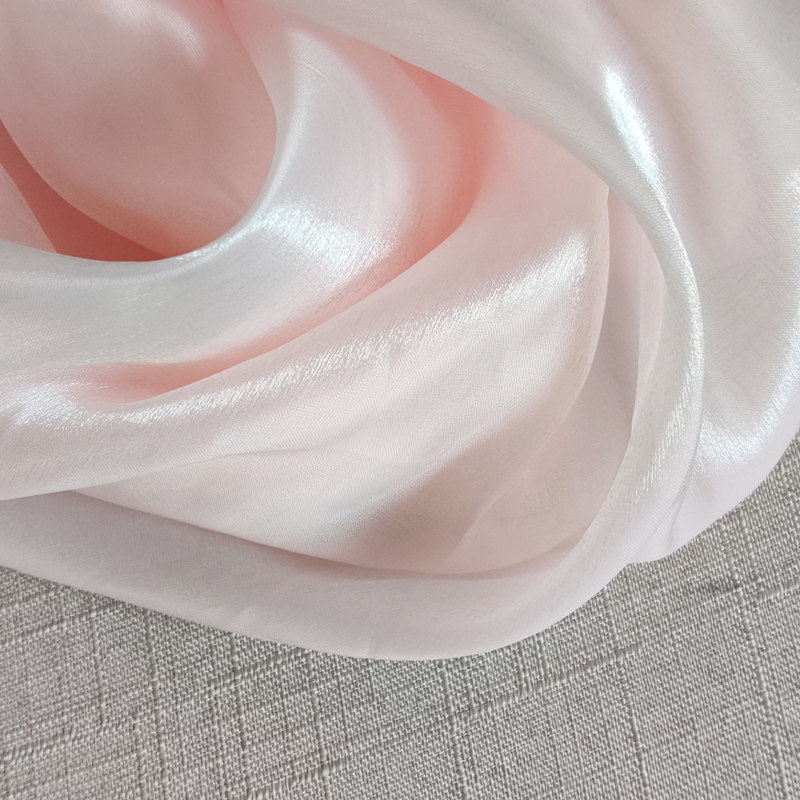 聚脂纤维纯色南韩纱布料质感高密厚纱面料高档韩国婚纱礼服装纱