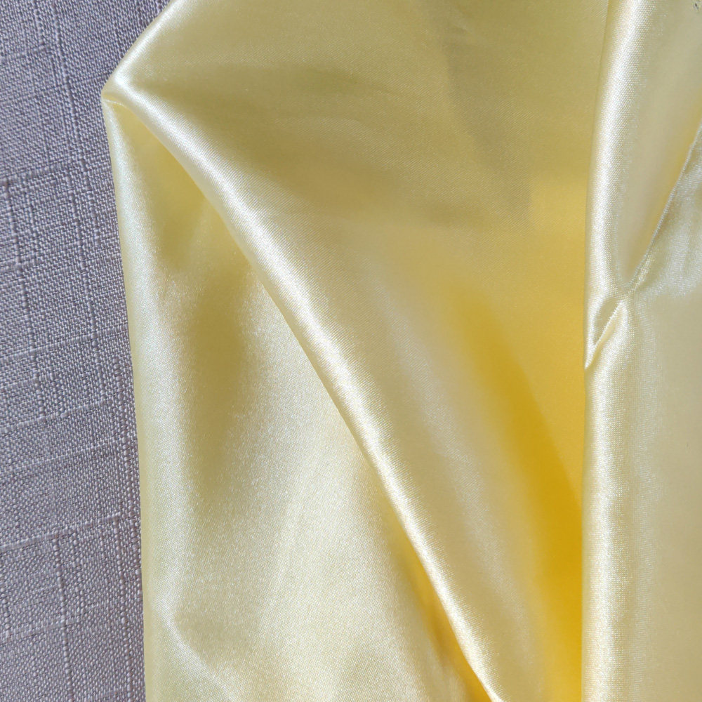 中国风纯色服装光滑里布内衬婚纱礼服手工diy面料色丁亮缎布料