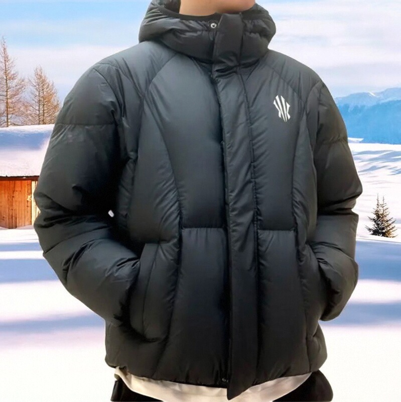 正品安踏欧文外套防泼水羽绒服