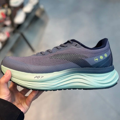 正品安踏PG7旅步v2缓震慢跑鞋男