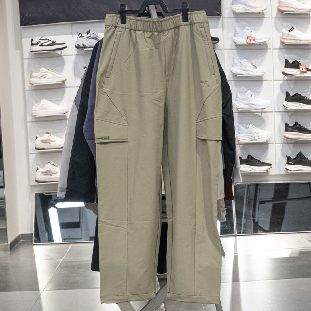 安踏宽松梭织运动长裤男伞兵裤2025冬季新款直筒工装裤152548504,运动服/休闲服装,运动长裤,淘宝优惠券,粉丝福利购,淘宝优惠卷