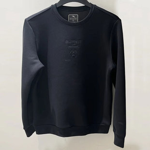 安踏修身圆领衣服打底衫男2025春新款潮流青年套头卫衣152517702