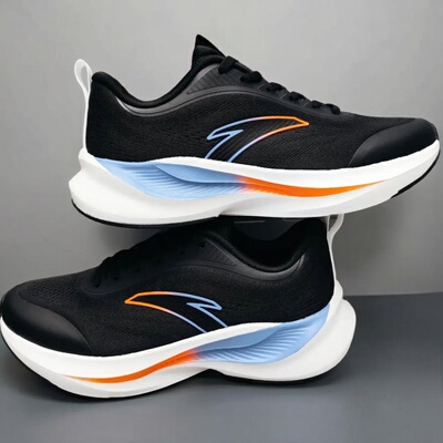 正品安踏城际简约舒适透气慢跑鞋