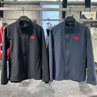 安踏冠军全天候国旗款加绒外套男冬季防风透湿梭织上衣152540618