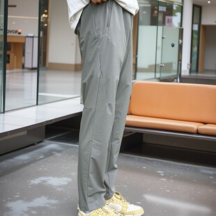 安踏吸湿速干运动裤男士新款夏季透气梭织长裤直筒裤子152437502N