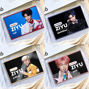 梓渝音乐节直拍小卡氛围感极速小鱼周边精美收藏卡片LOMO卡明信片