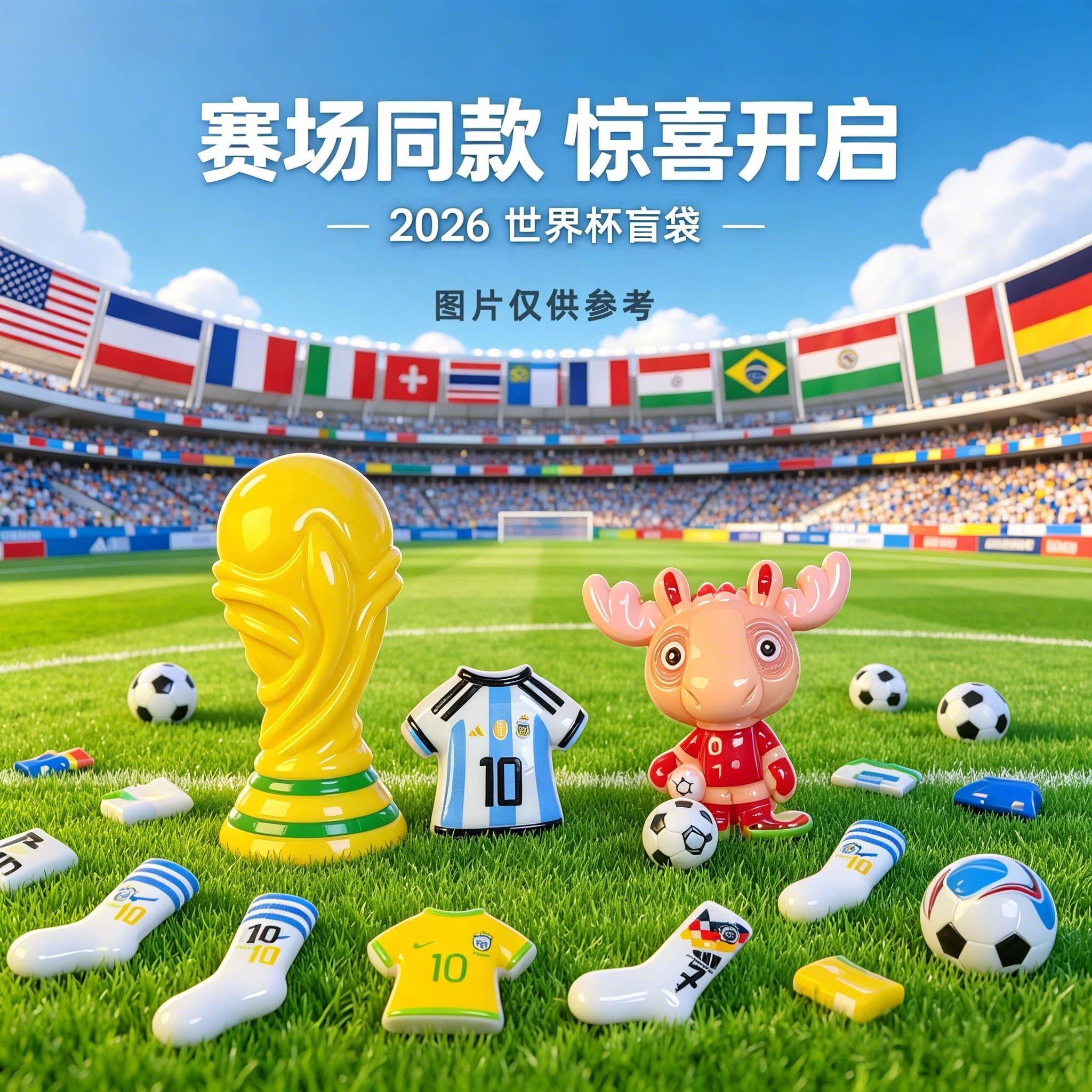 世界杯足球盲袋儿童盲盒