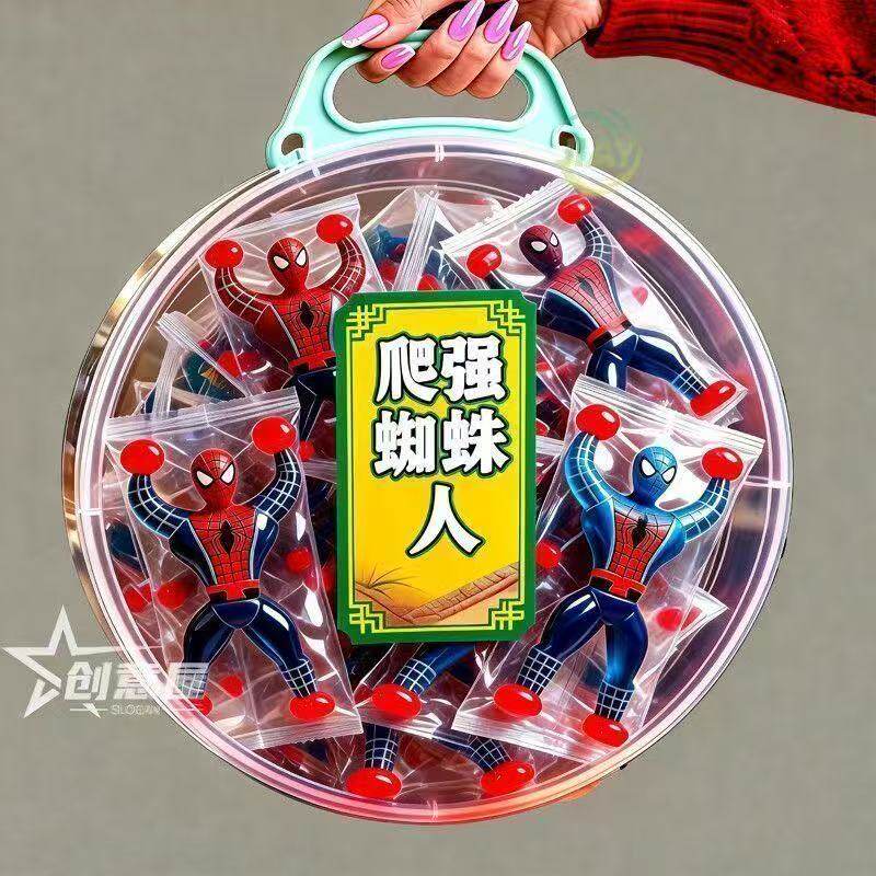 网红爬墙粘性蜘蛛人整蛊玩具