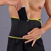 外贸收腹带束腰减肥专用跑步塑身燃脂爆汗运动护腰训练腰带