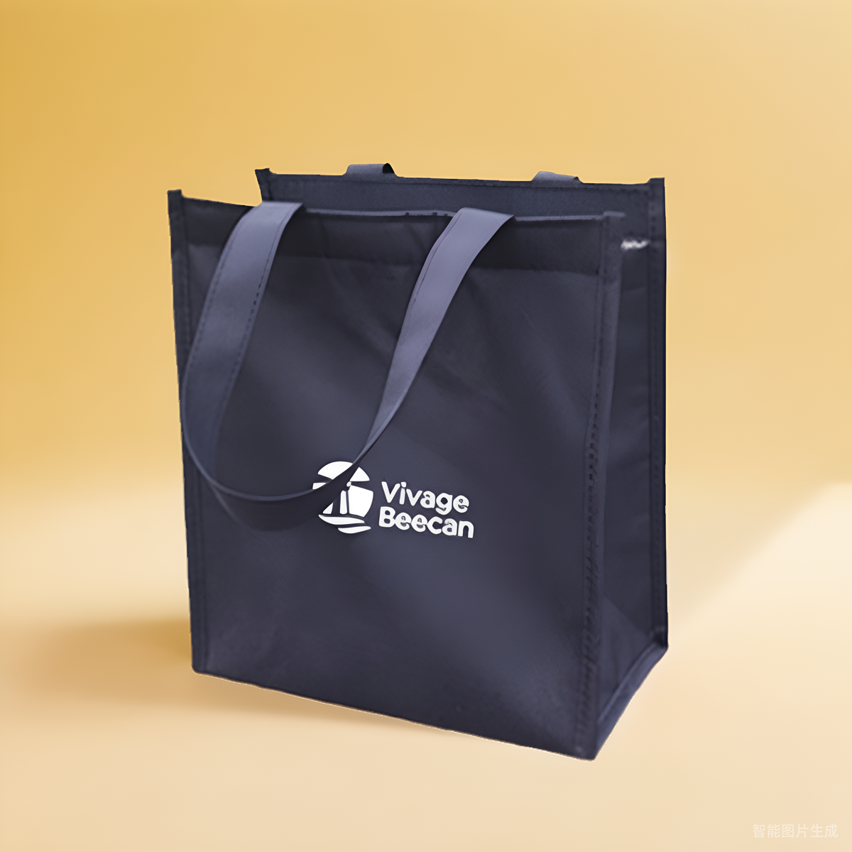 便当包保温锡箔黑色牛津布手提袋带饭包学生防水防油饭盒袋