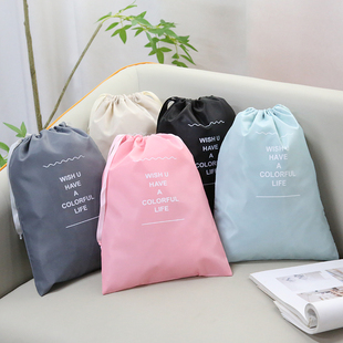 束口款！收纳袋抽绳收口袋家居旅行防尘袋防潮便携鞋包收纳包