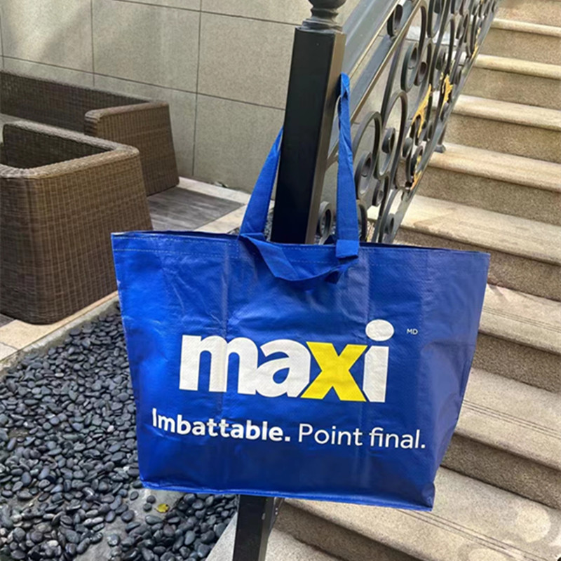 个个都那么好看购物袋外贸清新手提袋被子衣服收纳袋单肩背搬家袋