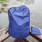 休闲超轻便折叠双肩包旅行包暴走背包纯色户外男女时尚 骑行登山包