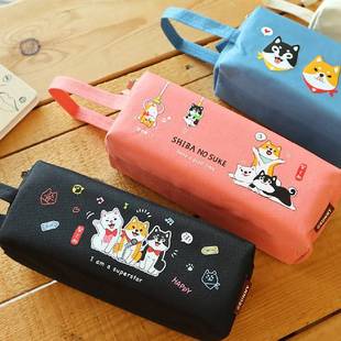 卡通可爱笔袋文具收纳袋大容量牛津布文具盒男女孩子笔盒