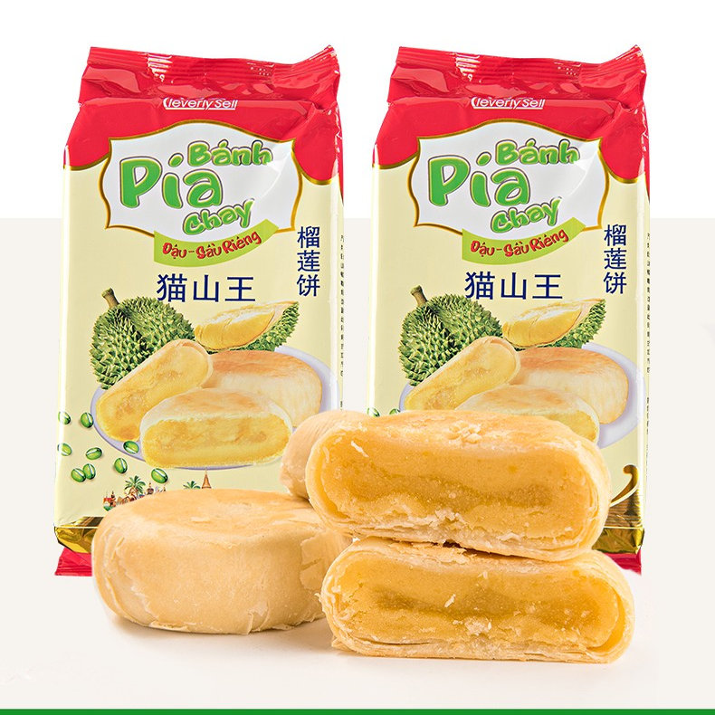 巧卖猫山王榴莲饼爆浆榴莲酥300g正品榴莲饼袋装网红糕点休闲小吃