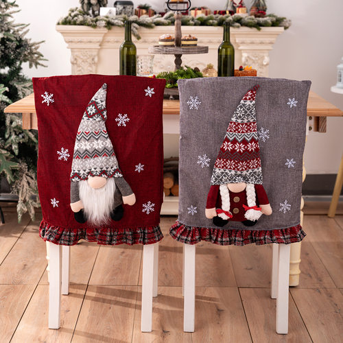 New Christmas Decoration Christmas Dwarf Chair Cover Doll