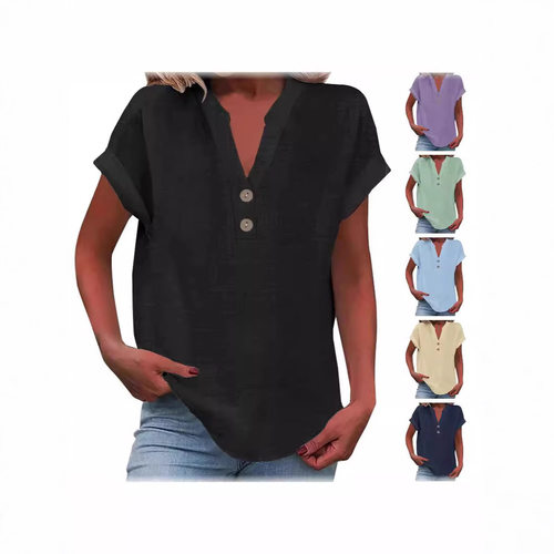 New Summer Short sleeved Women's Shirt Short sleeved Shirt
