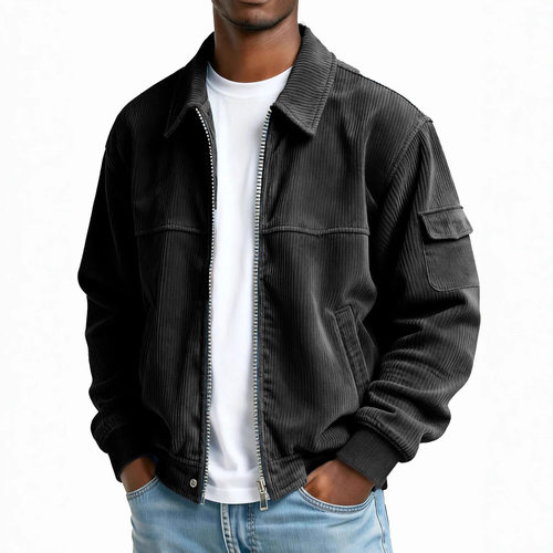 Autumn/Winter Men's Retro Fashion Casual Long Sleeve Jacket