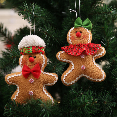 圣诞挂饰Xmas Gingerbread Man Christmas Tree Party Decoration