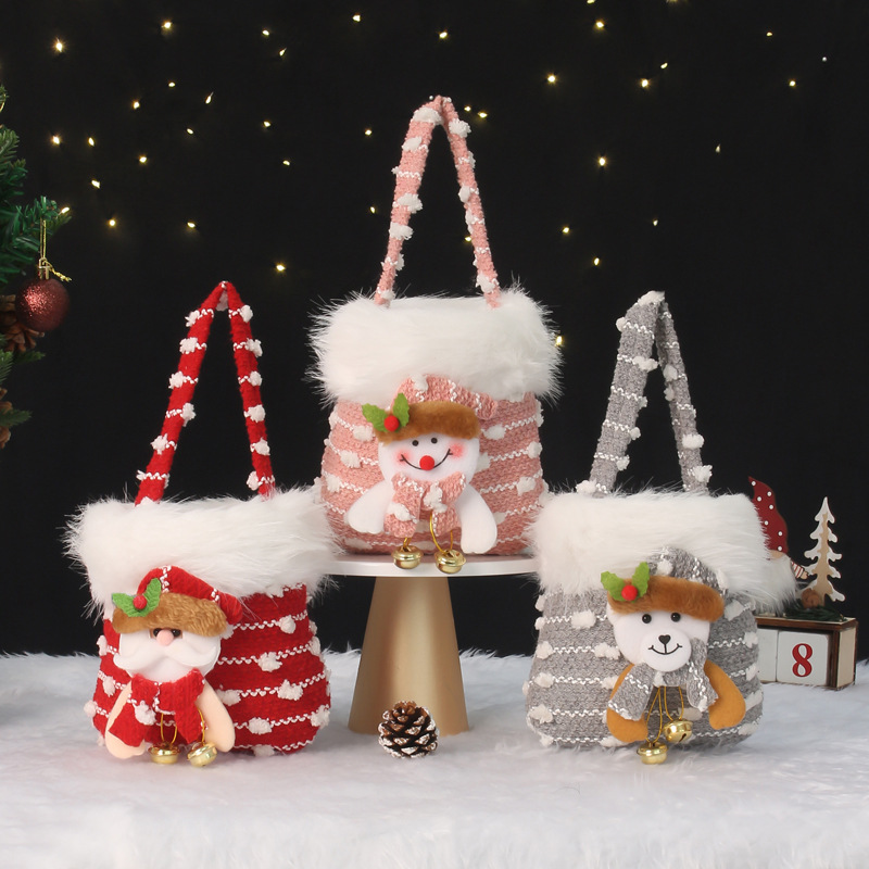 Christmas Bag Gift Bag Christmas Eve Fruit Packaging Bag圣诞