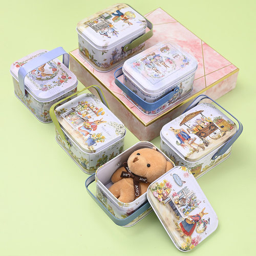 New Easter Decoration Handheld Makou Biscuit Box gift