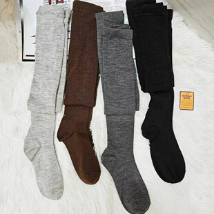Aileen韩国东大门美利坚羊毛纯色弹力打底裤连裤袜