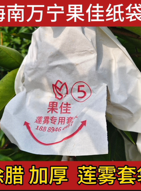 果佳莲雾套袋黑金刚莲雾果袋黑糖芭比莲雾套袋拍1件是100张