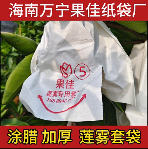 果佳莲雾套袋黑金刚莲雾果袋黑糖芭比莲雾套袋拍1件是100张
