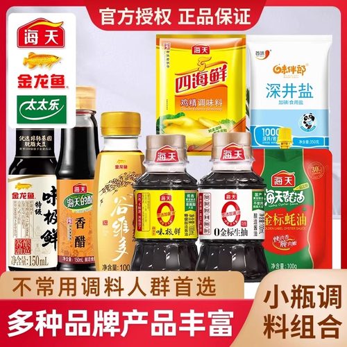 海天宿舍小瓶调料组合套装