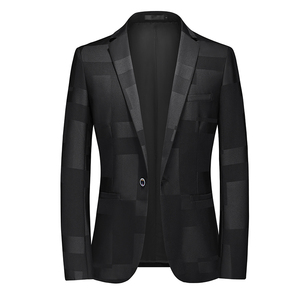 男士休闲职业西装修身提花新郎结婚礼服电商基地A056-9930P95图片