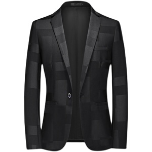 秋季新款男士商务休闲时尚外套修身西服上衣便礼服男装A056P95图片