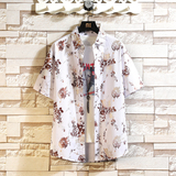 风夏季男短袖白色黑色加肥大码衬衫056-C175-P45,男装T恤,电商A056,电商基地 风夏季男短袖白色黑色加肥大码衬衫056-C175-P45,男装T恤,电商A056,电商基地