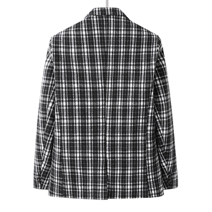 g格子小西装外套青年韩版潮流西服男装电商A056-9980P95图片