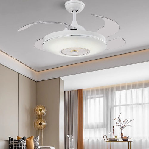 隐形风扇灯客厅现代简约吊扇灯