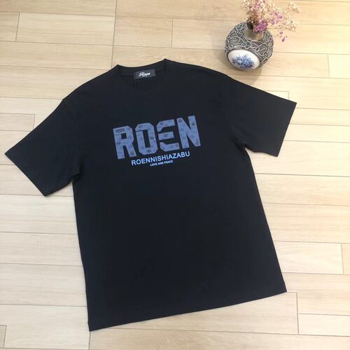 ROEN 2026春夏新款男士宽松圆领短袖T恤 字母印花潮牌半袖上衣