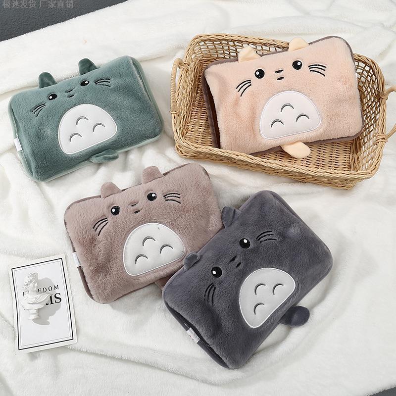 兔毛绒充电热水袋防爆电暖宝宝